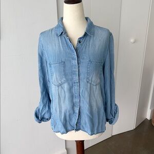 H&M Light Blue Denim Shirt